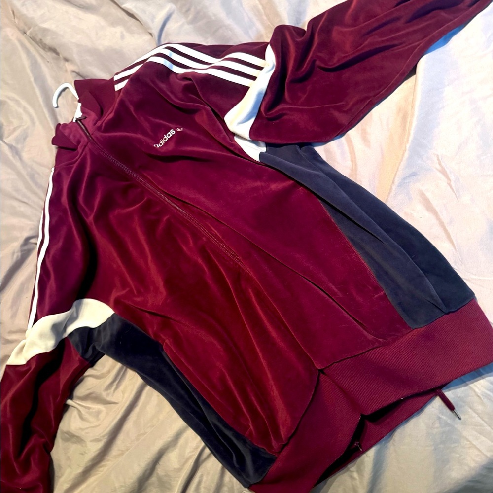 Adidas purple sweater